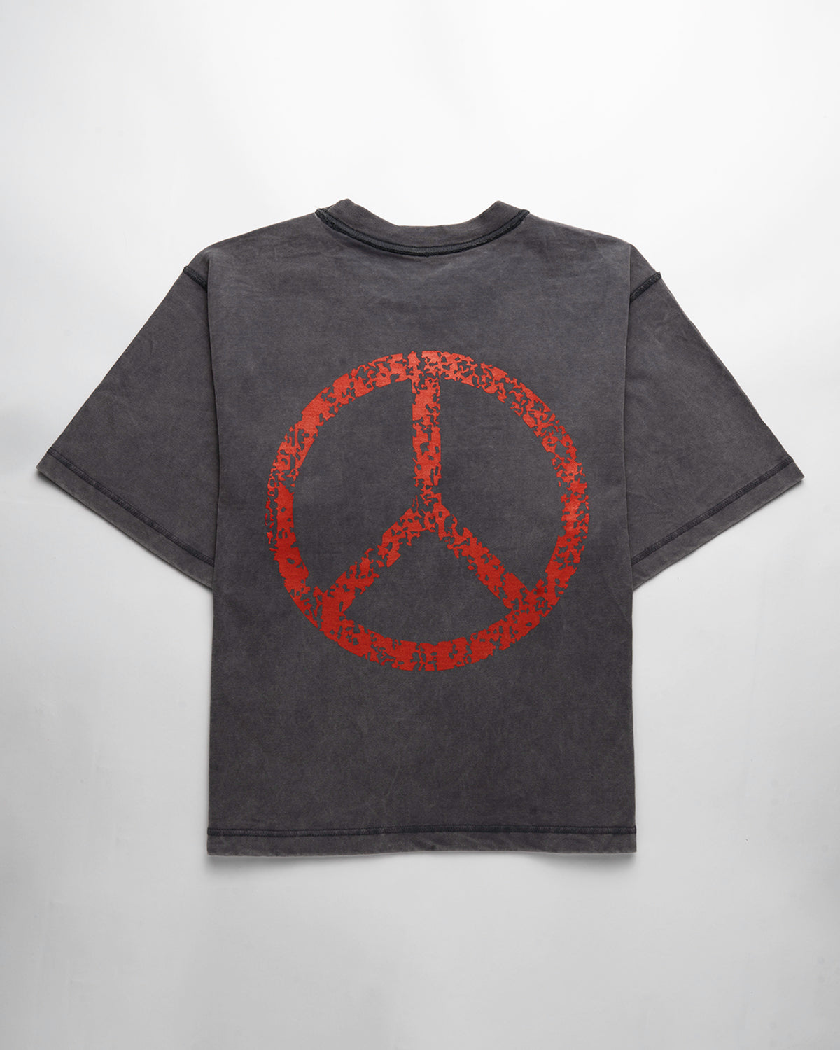 Grey G.O.D Peace Tee