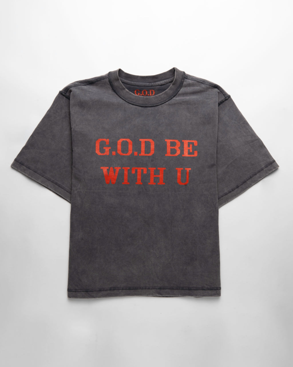 Grey G.O.D Peace Tee
