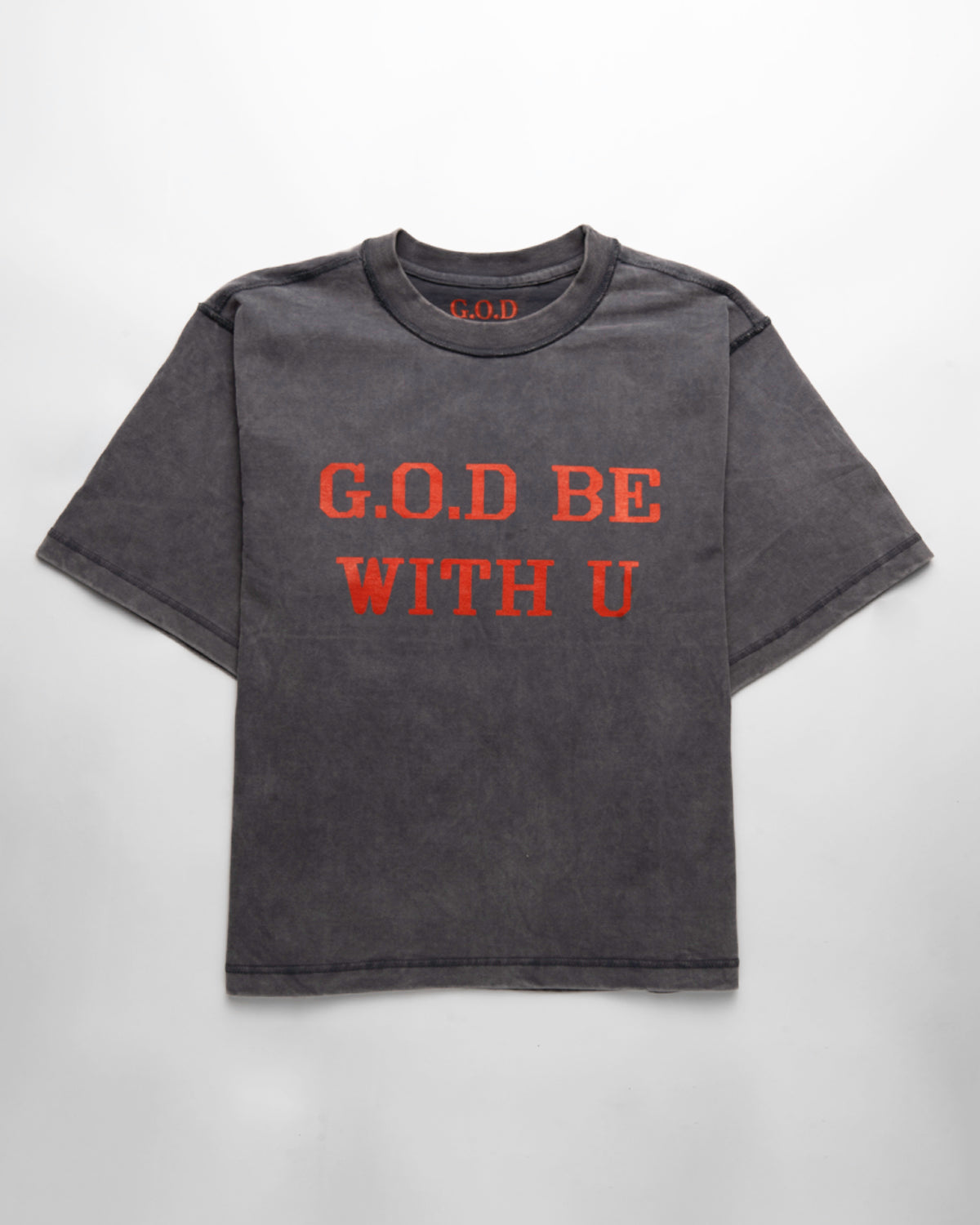 Grey G.O.D Peace Tee