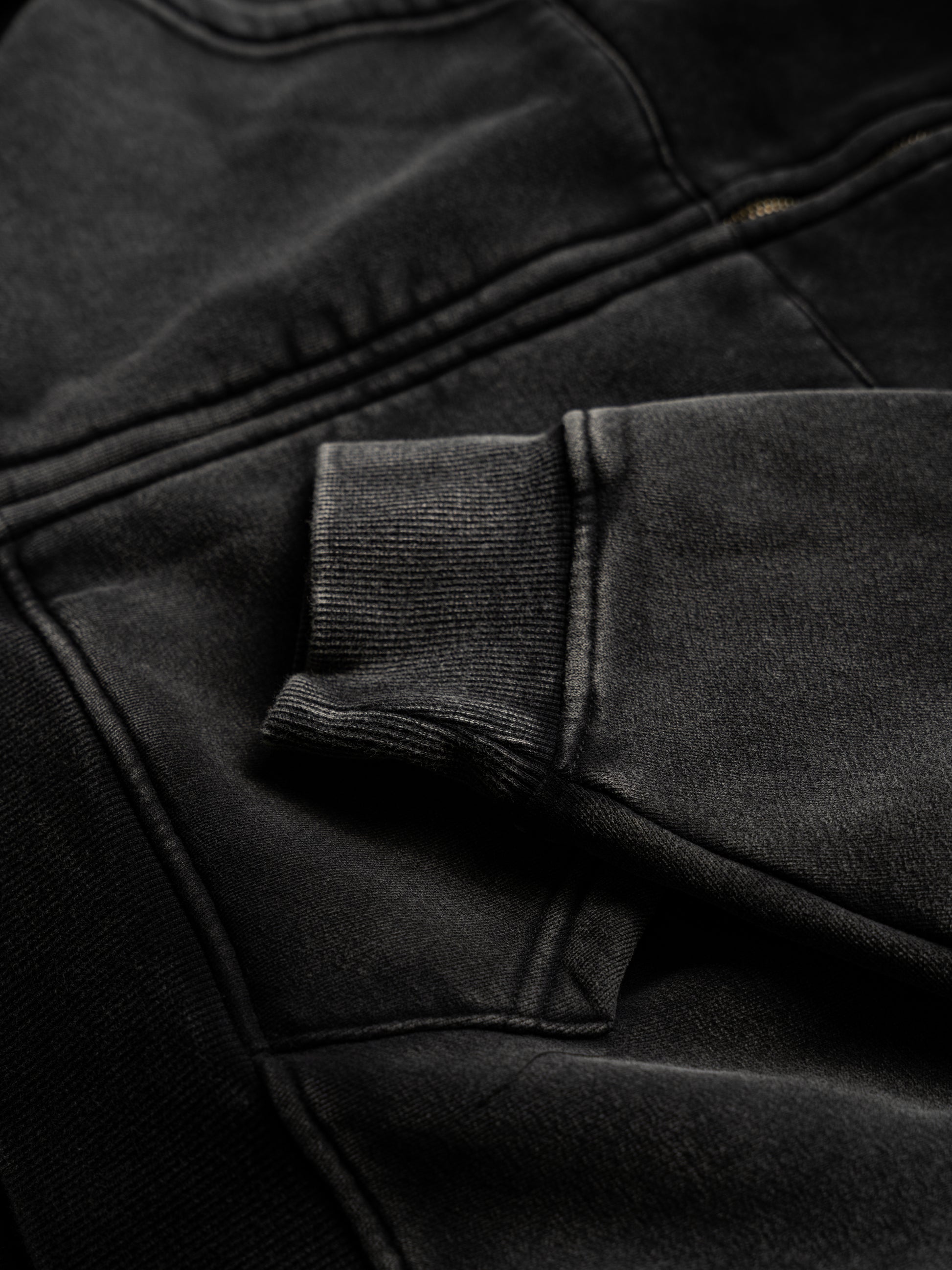 G.O.D Circle Zip-Up Hoodie Black