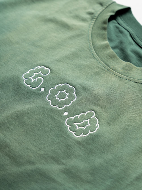 Cloud Tee Washed Green