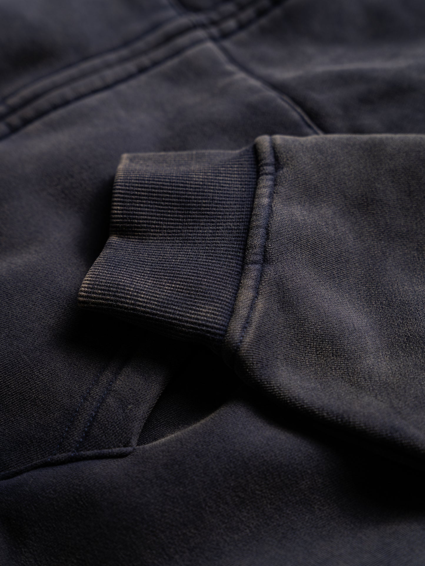 G.O.D Circle Zip-Up Hoodie Blue