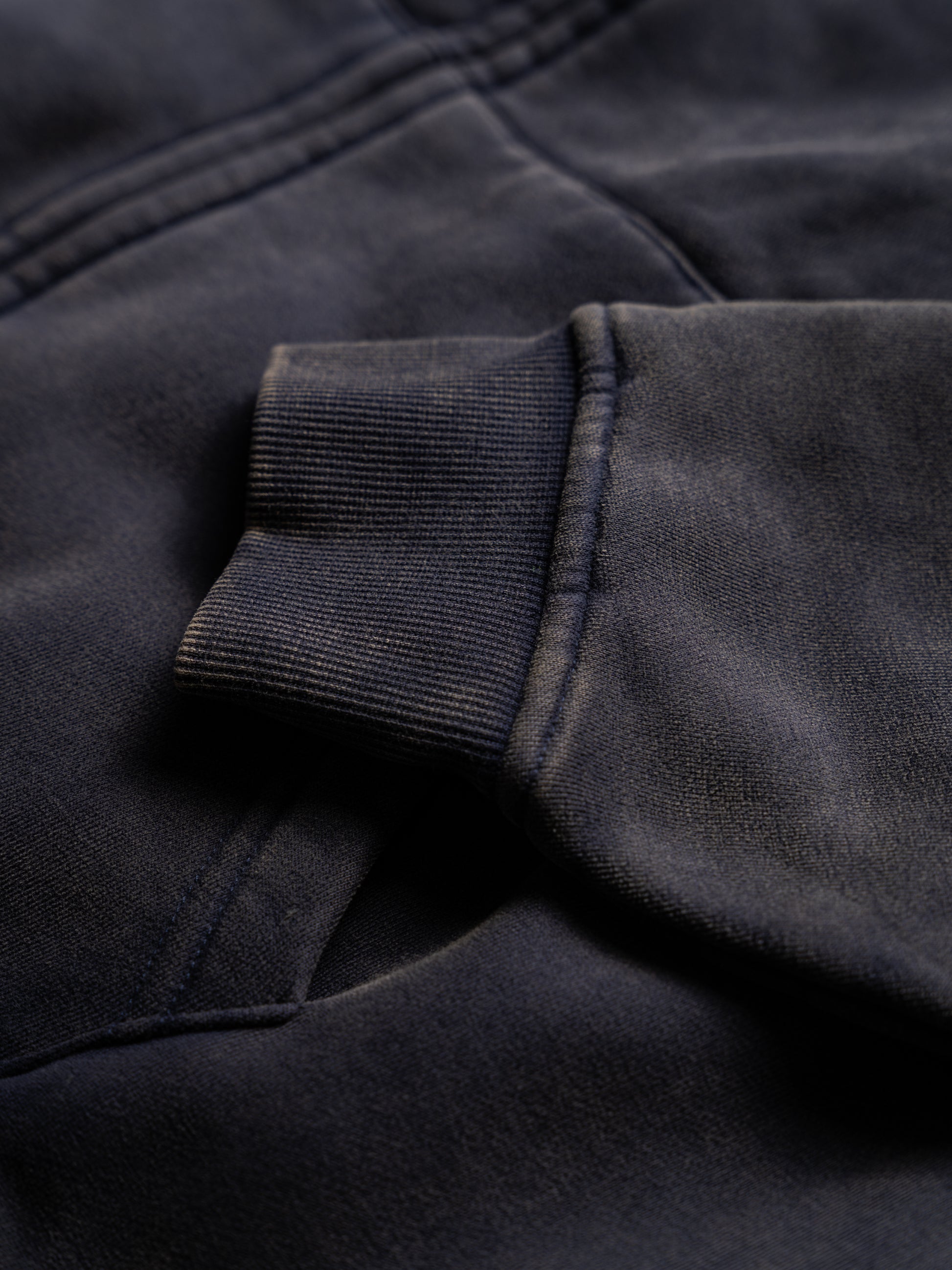 G.O.D Circle Zip-Up Hoodie Blue