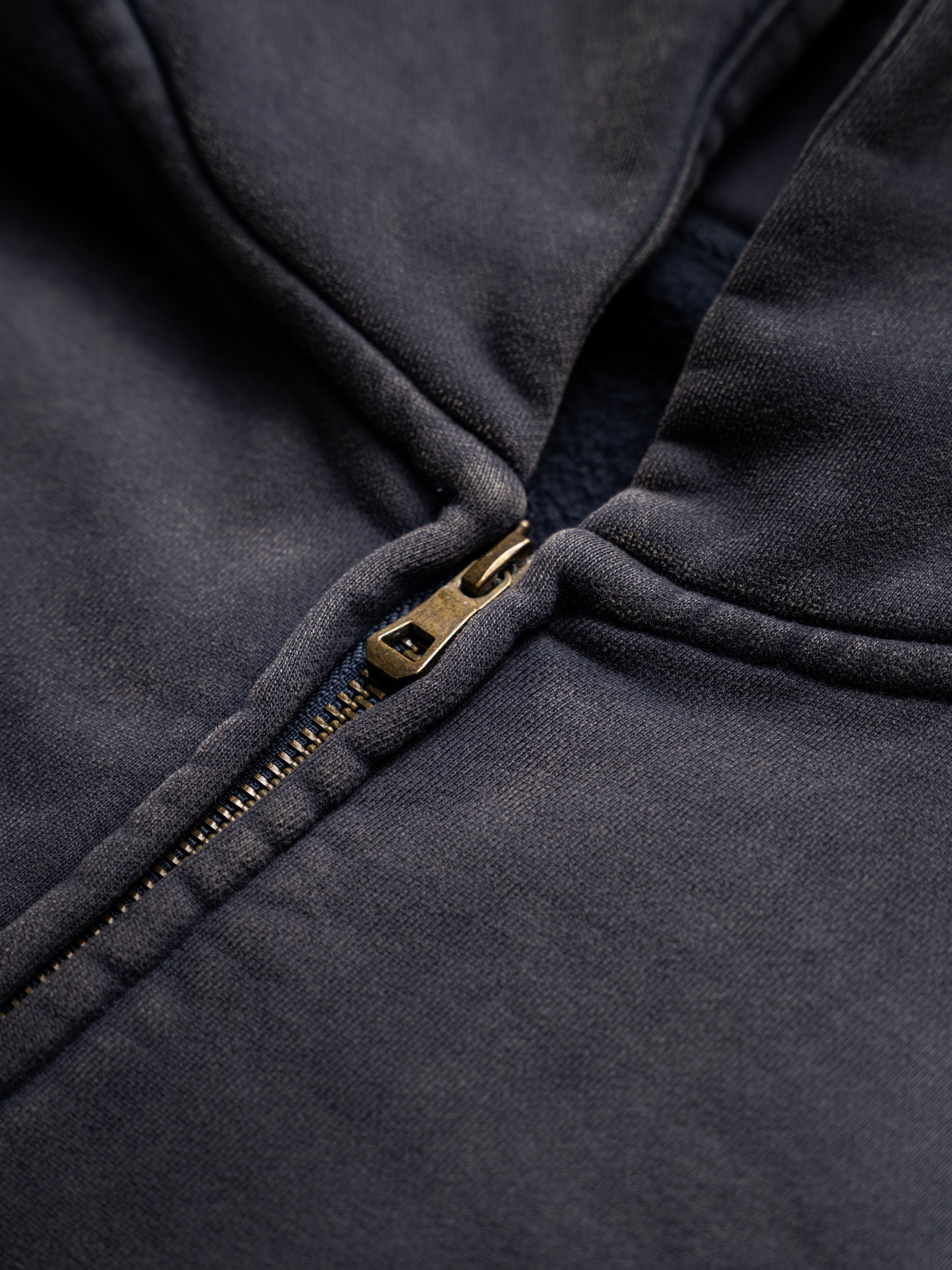 G.O.D Circle Zip-Up Hoodie Blue