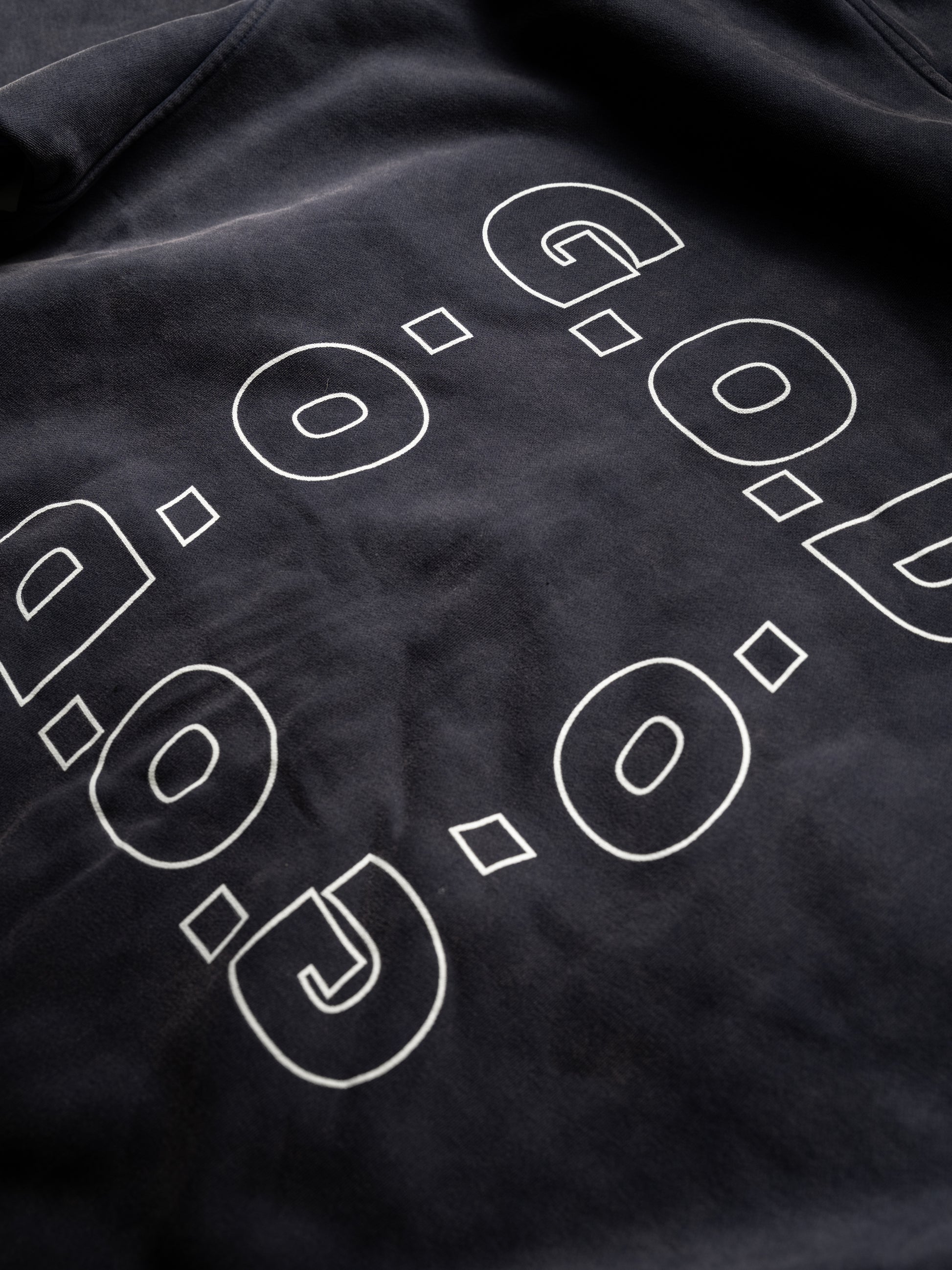 G.O.D Circle Zip-Up Hoodie Blue