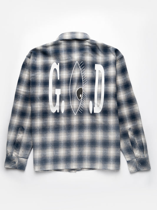 G.O.D Blue Eye Flannel