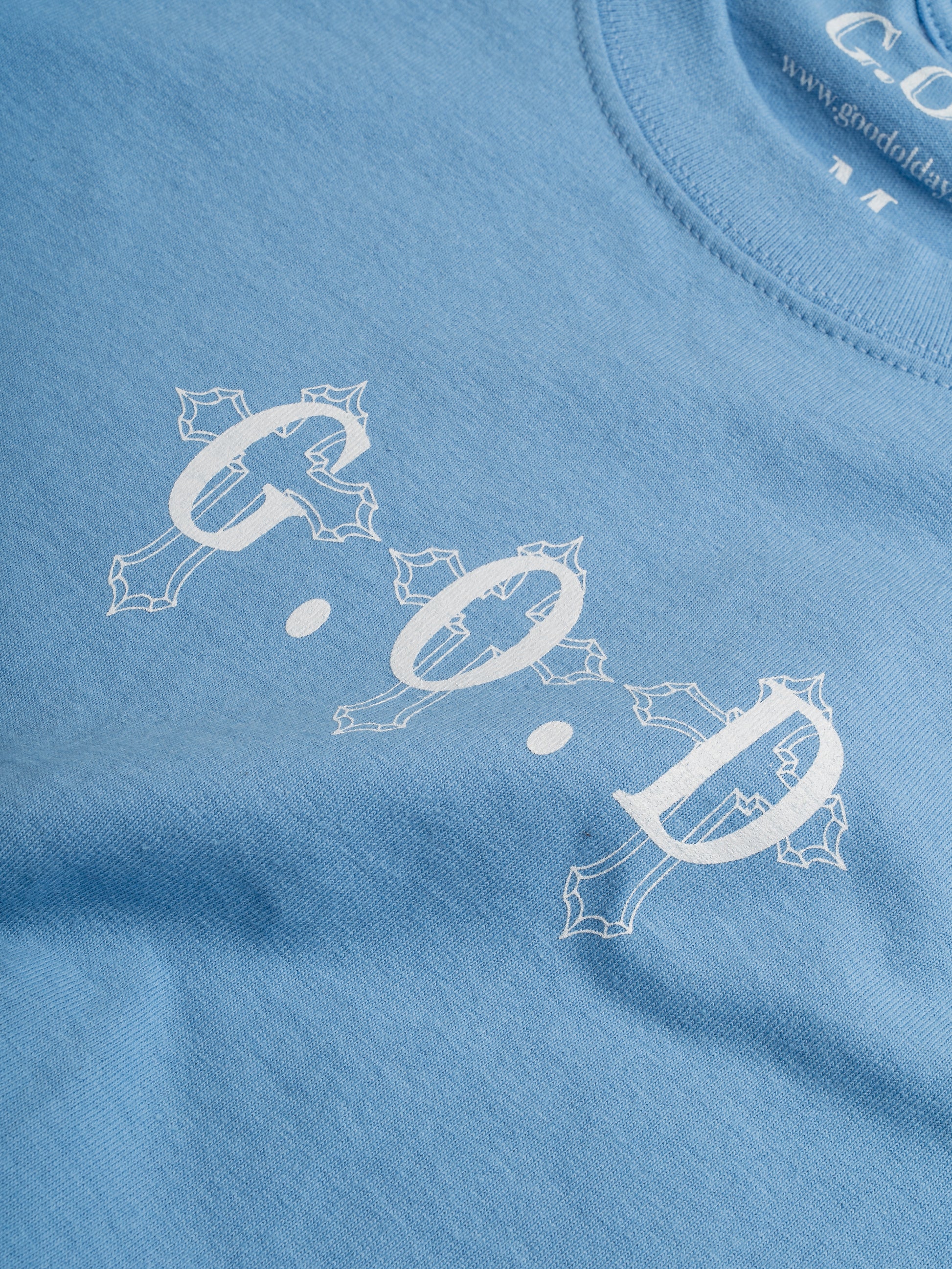 G.O.D Blue Crosses Tee