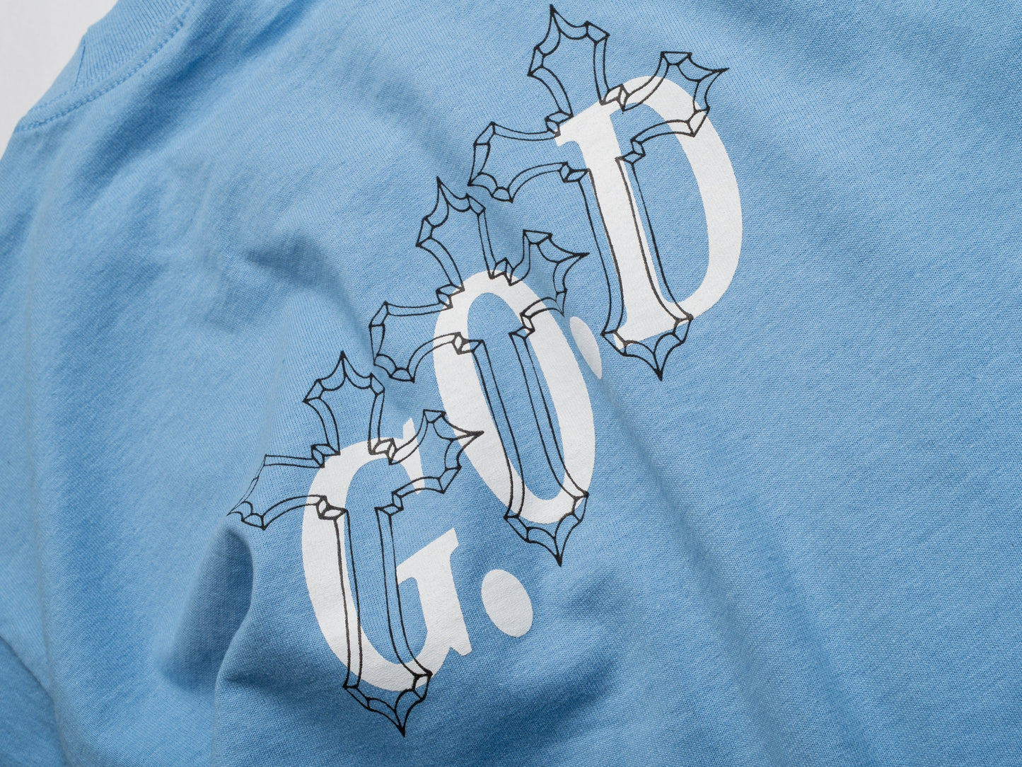 G.O.D Blue Crosses Tee