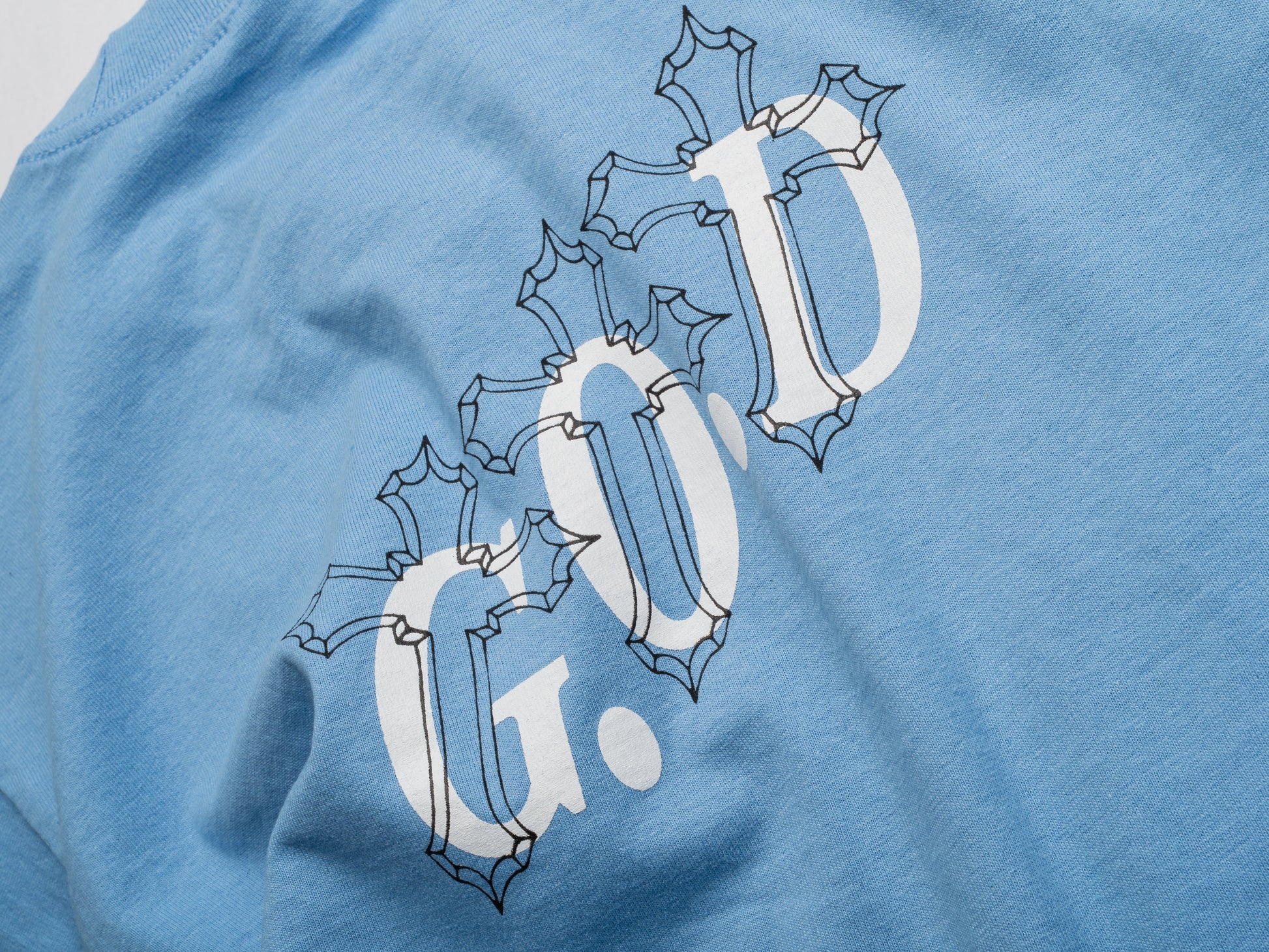 G.O.D Blue Crosses Tee