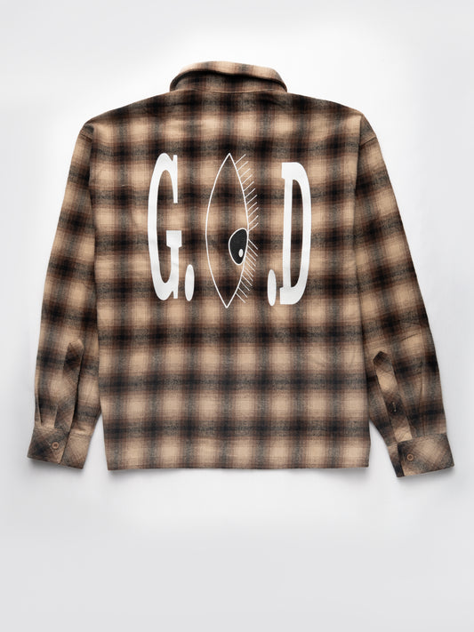 G.O.D Tan Eye Flannel