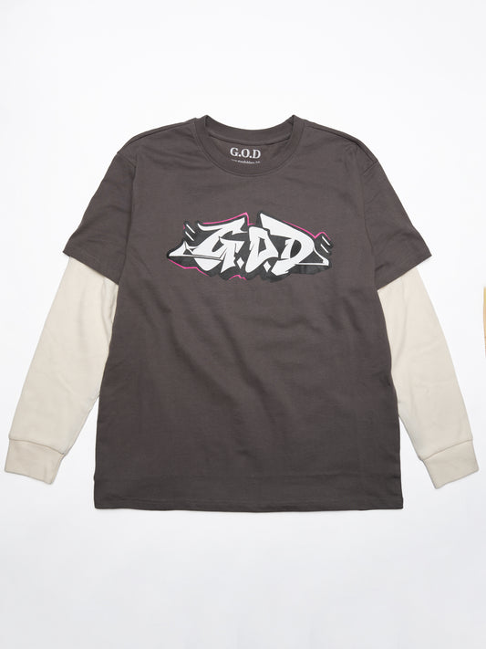 G.O.D Masterpiece L/S Tee Grey