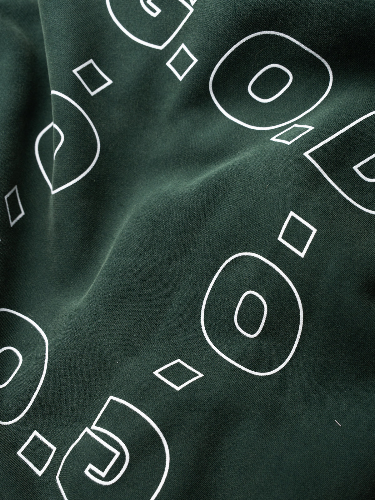 G.O.D Circle Zip-Up Hoodie Green