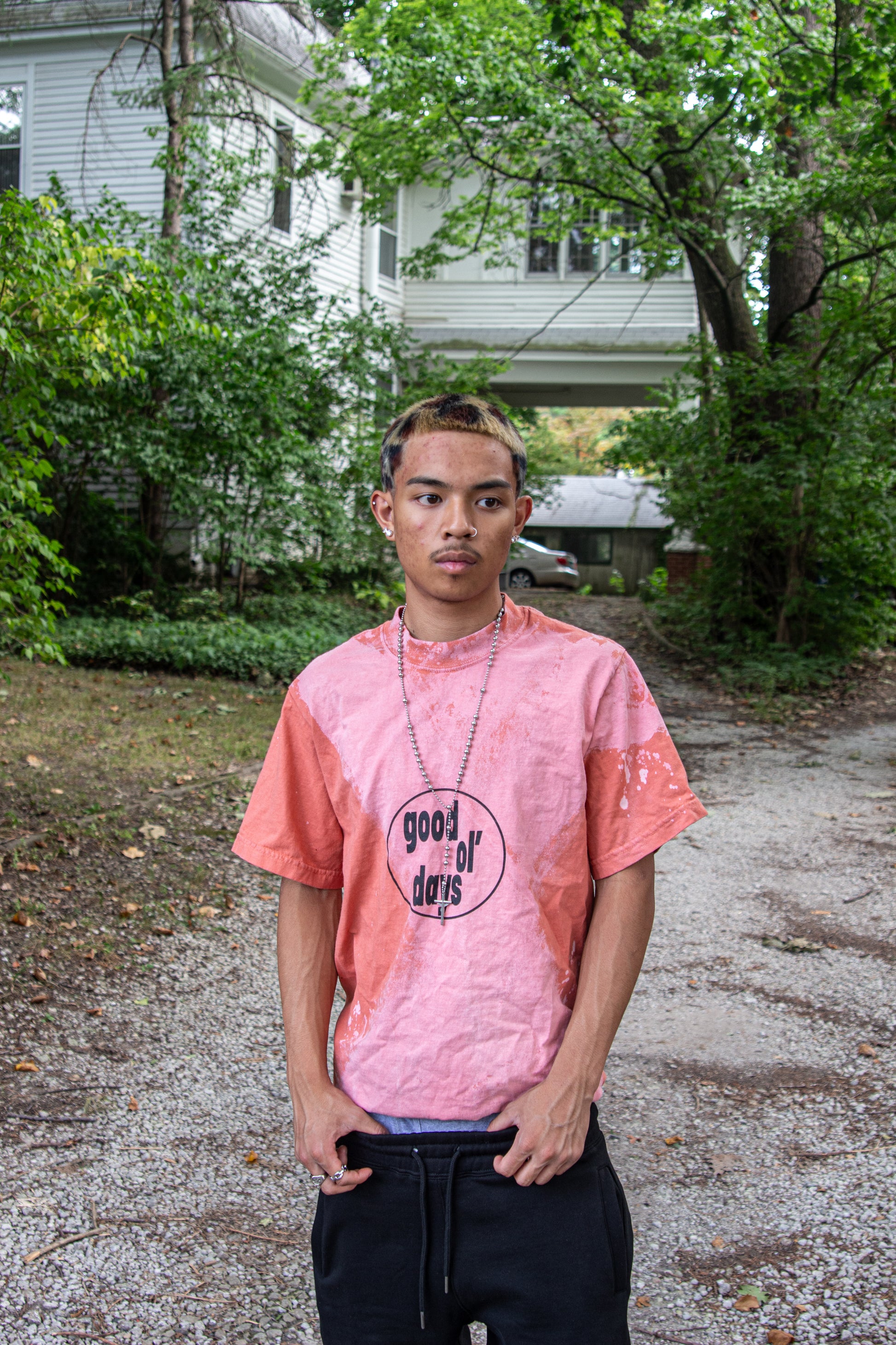 Good Ol' Days Circle Tee Peach