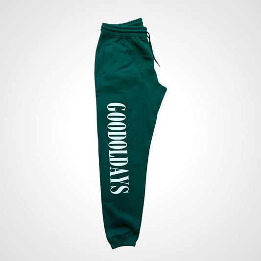 Good Ol' Days Script Sweats Spruce Green