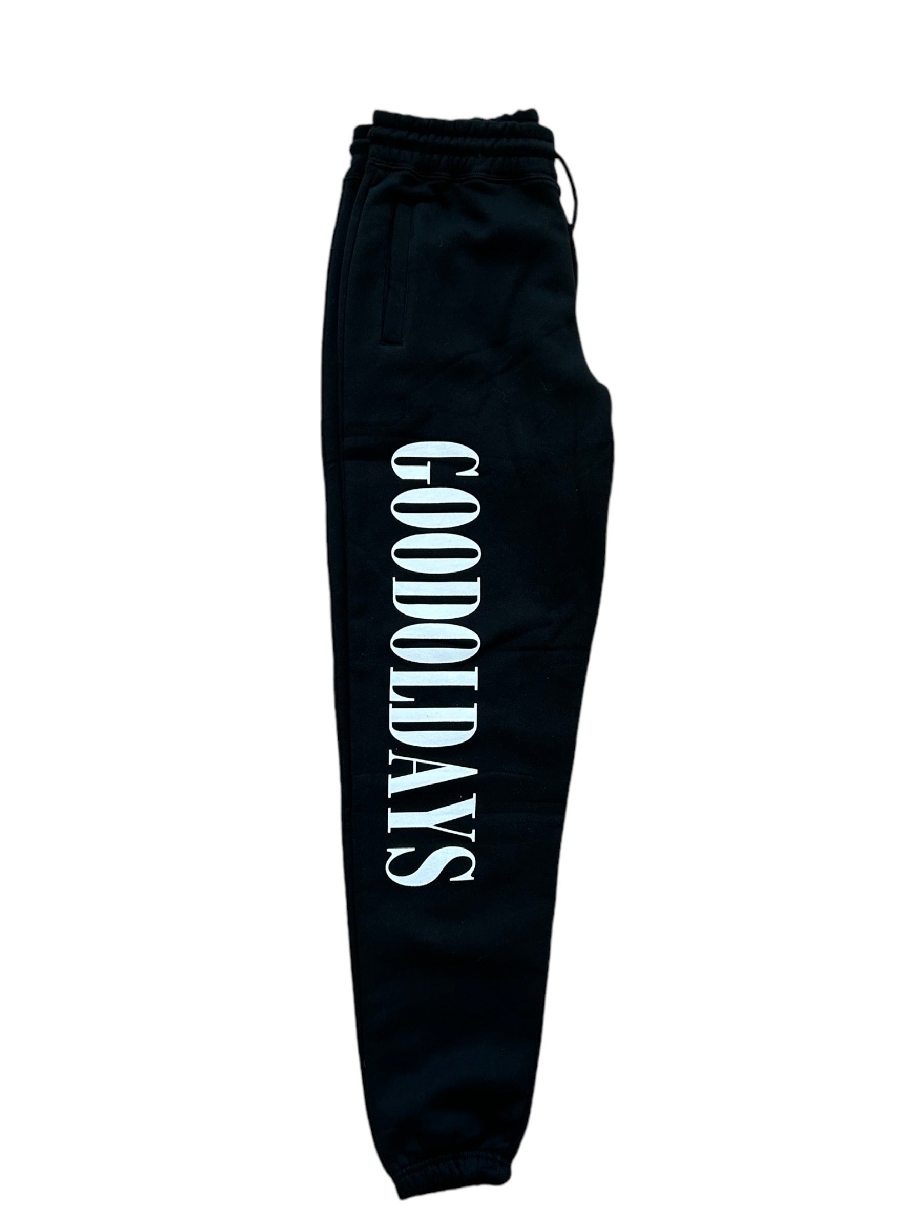 Good Ol' Days Script Sweats Black