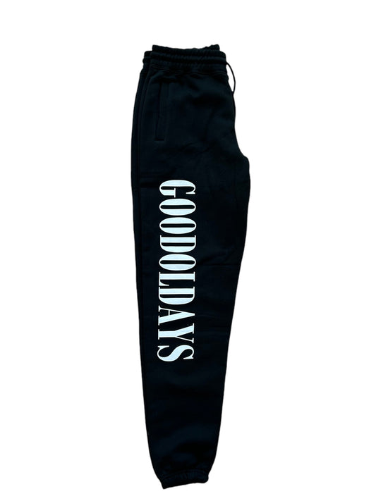 Good Ol' Days Script Sweats Black