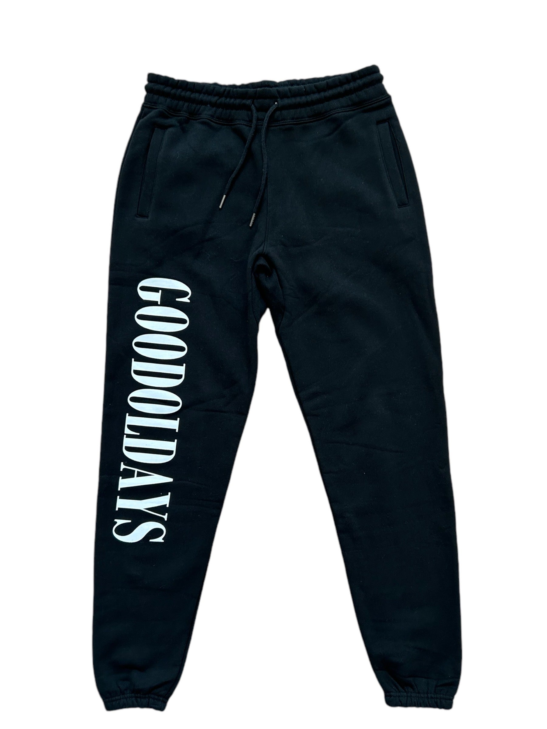 Good Ol' Days Script Sweats Black