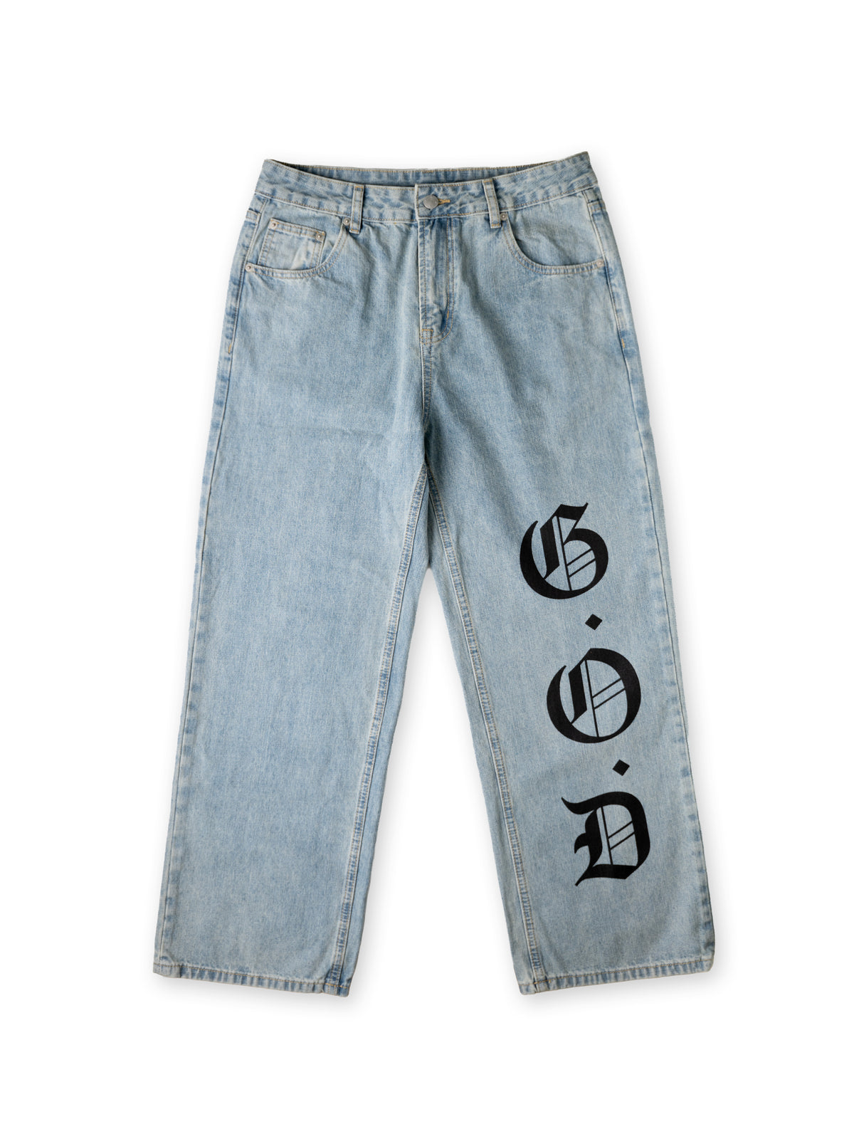 G.O.D Gothic Jeans Faded Blue