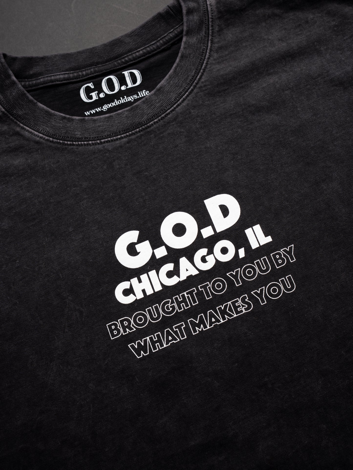 G.O.D Bless U Tee Black