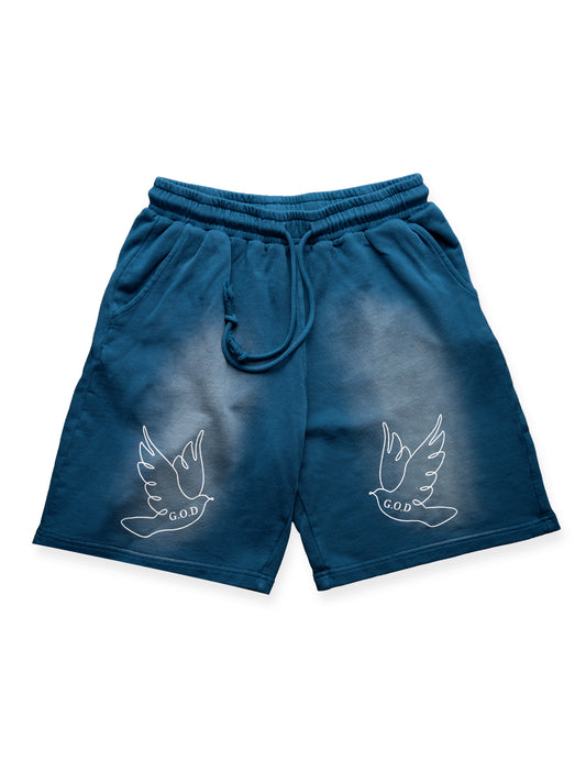 G.O.D Blue Dove Shorts