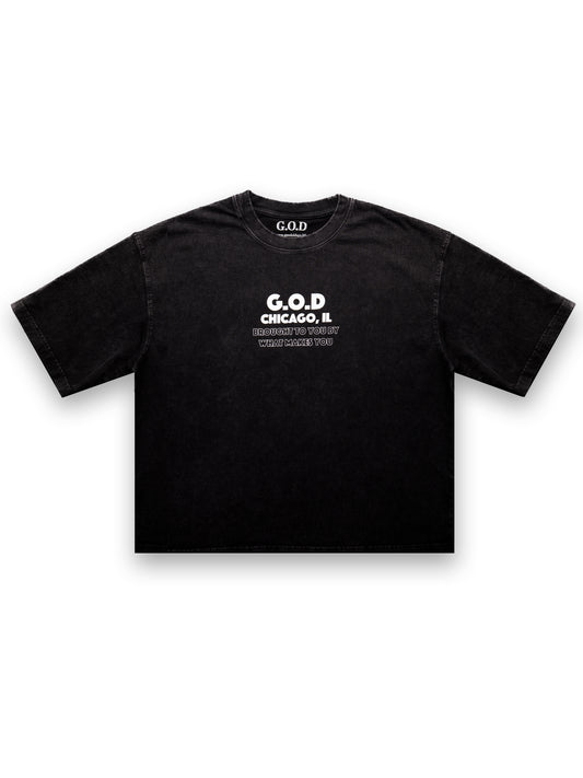 G.O.D Bless U Tee Black