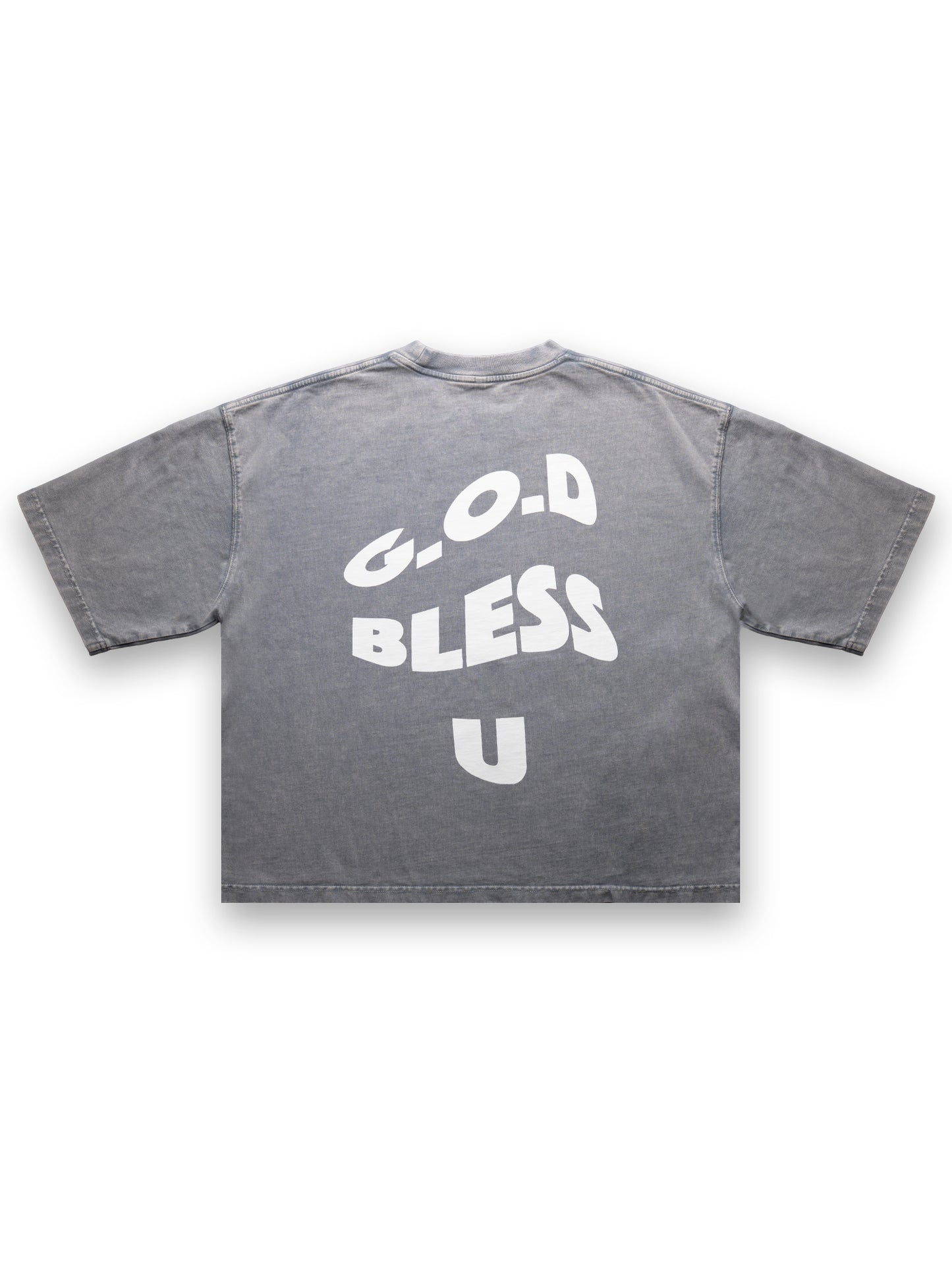 G.O.D Bless U Tee Light Grey