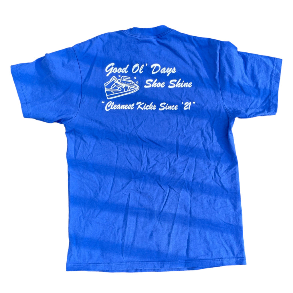 G.O.D Sneaker Shine Tee Blue