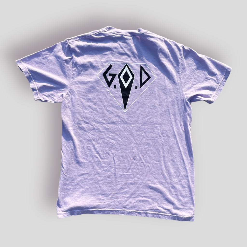 G.O.D Diamond Tee Light Purple