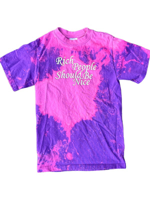 Rich People Tee Purple