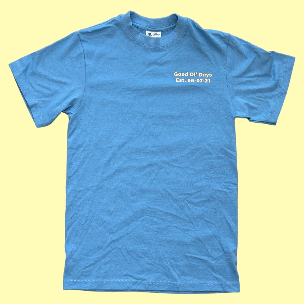 G.O.D Graffiti Tee Sky Blue