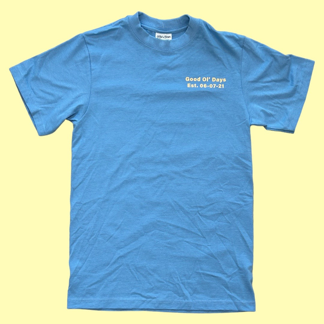 G.O.D Graffiti Tee Sky Blue