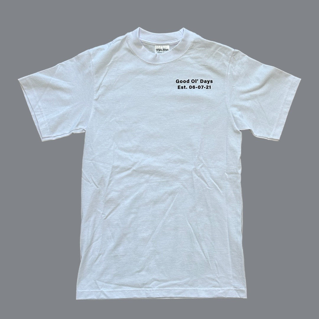 G.O.D Graffiti Tee White