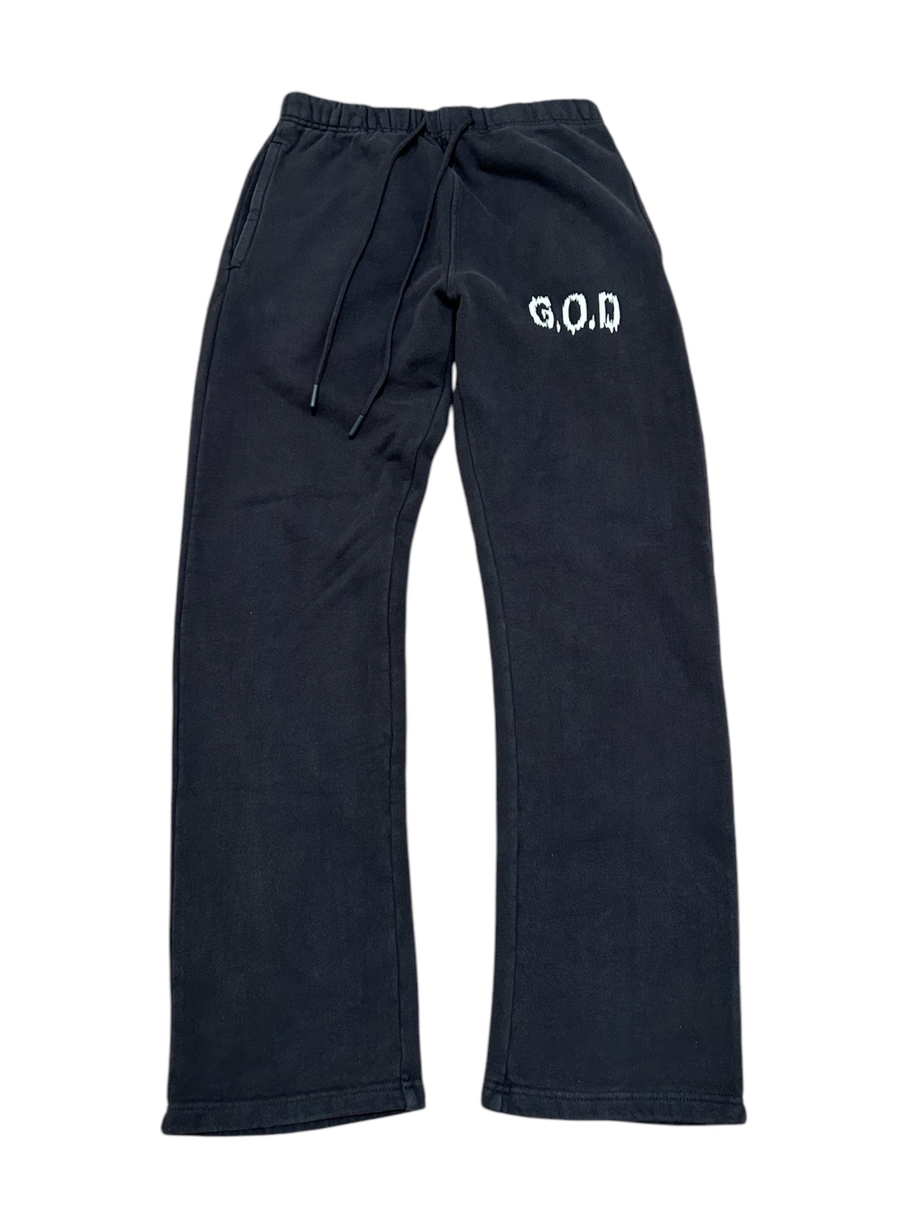 G.O.D Shadow Wrinkled Logo Sweats