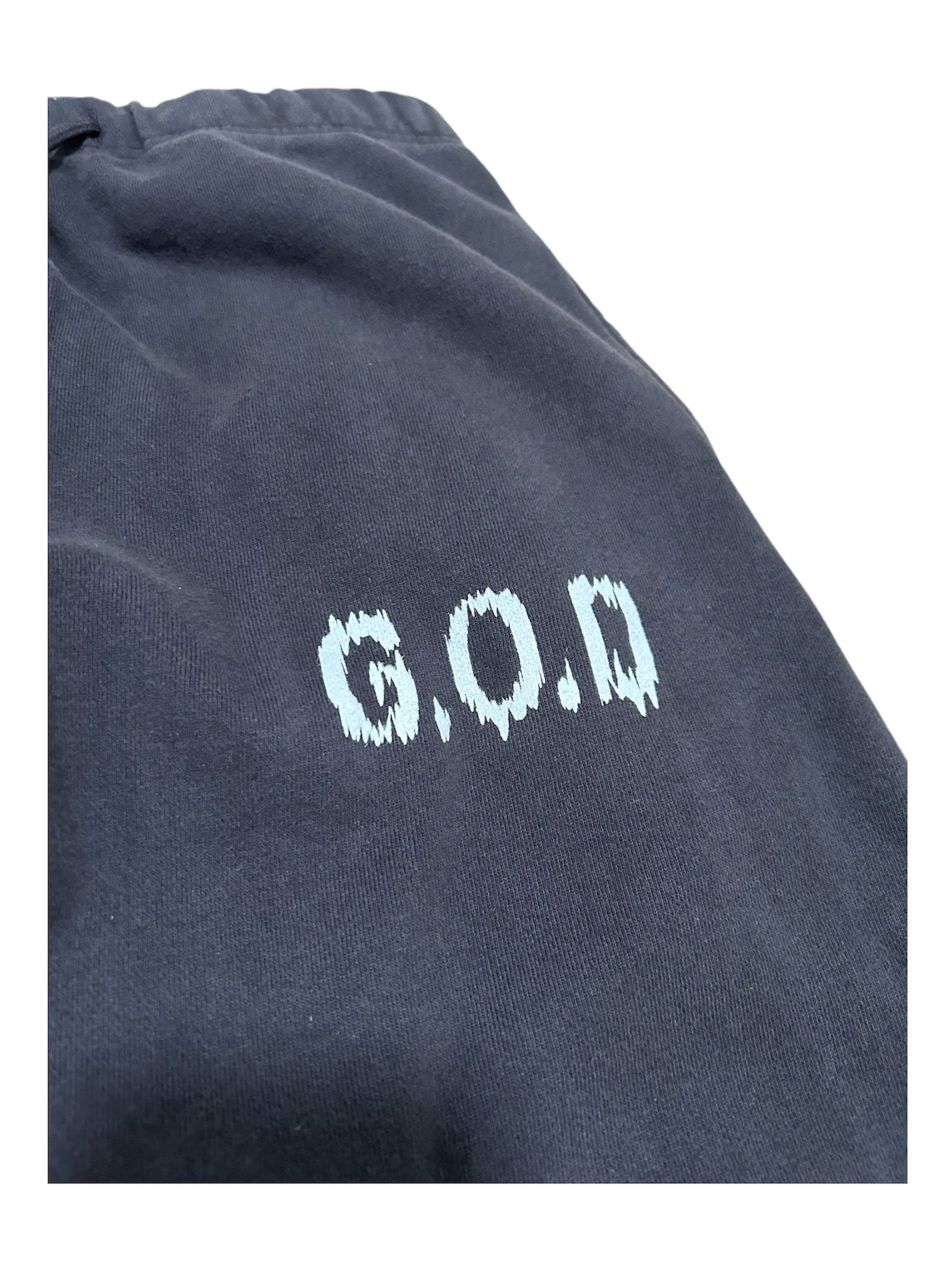 G.O.D Shadow Wrinkled Logo Sweats