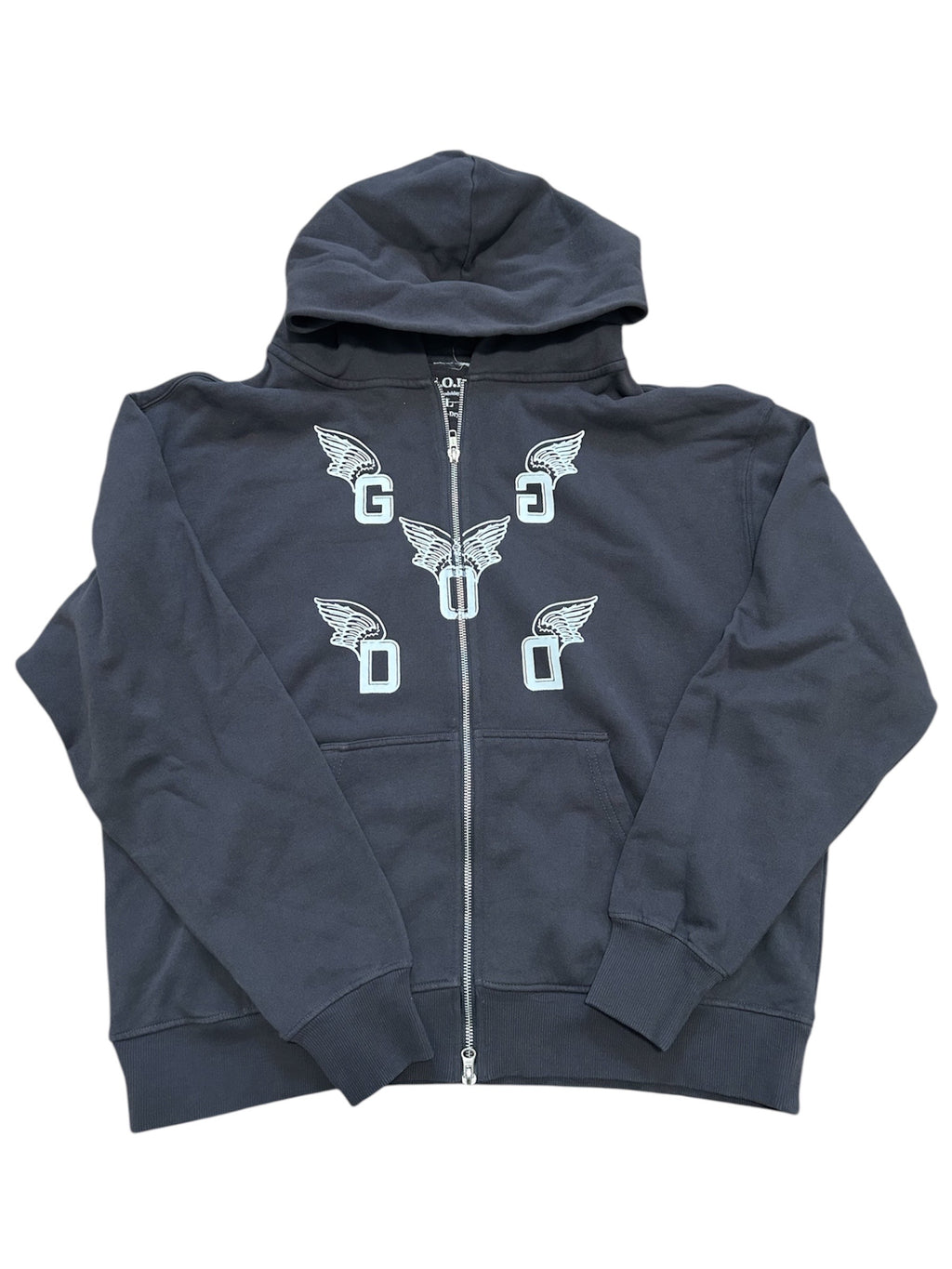 G.O.D Wings Zip-Up Hoodie