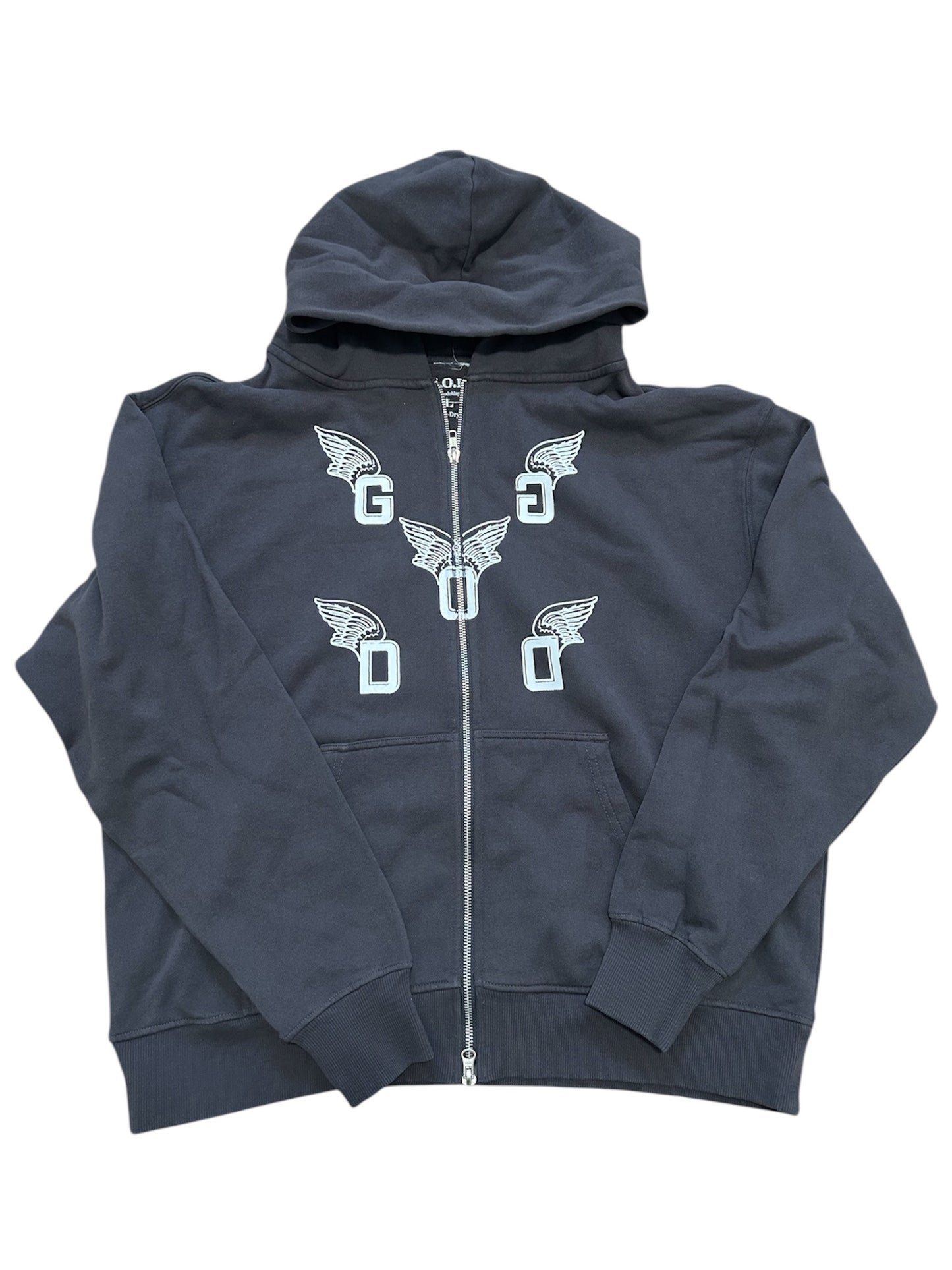 G.O.D Wings Zip-Up Hoodie