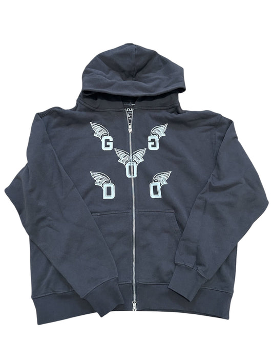 G.O.D Wings Zip-Up Hoodie