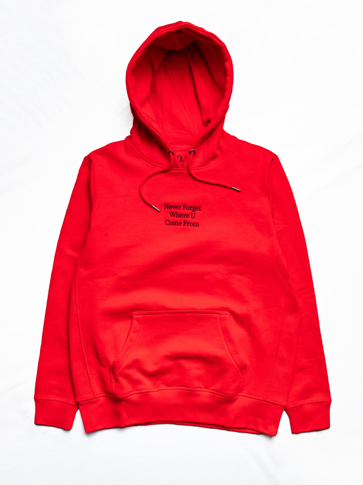 Never Forget Where U Come From Hoodie Red