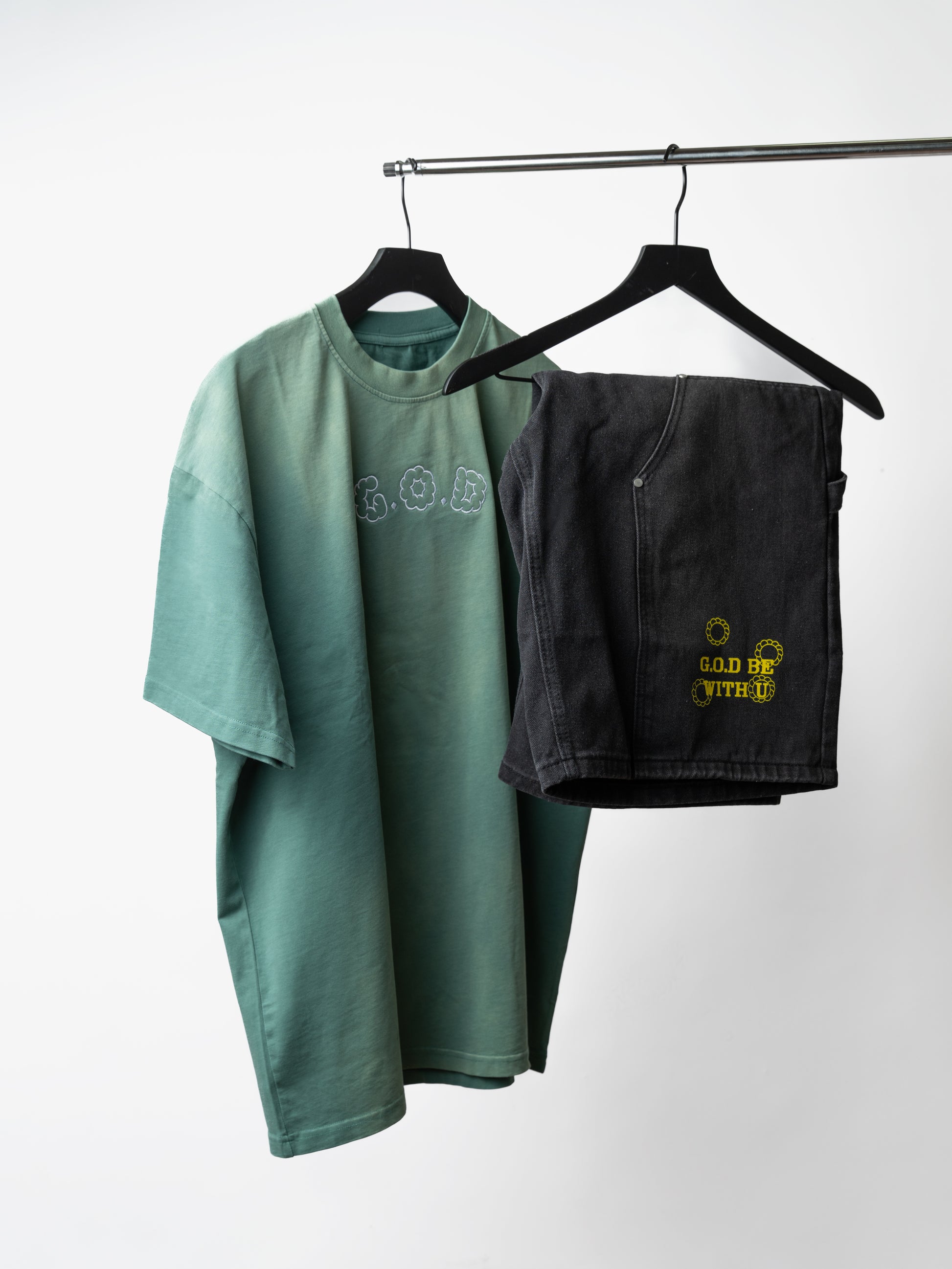 Cloud Tee Washed Green