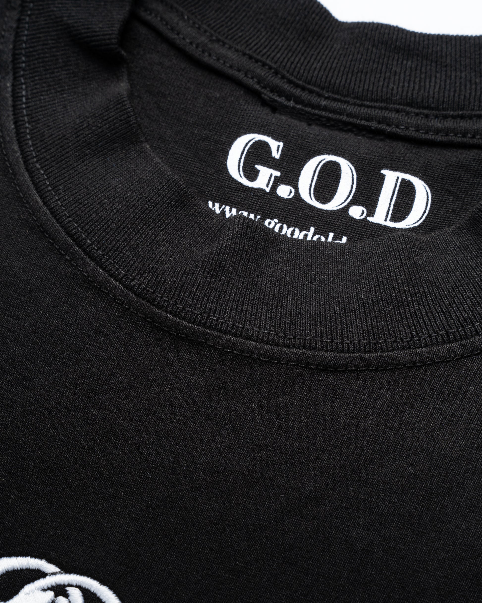 G.O.D Logo Muscle Tee Midnight Black