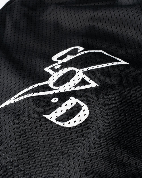 Black G.O.D Bolt Shorts