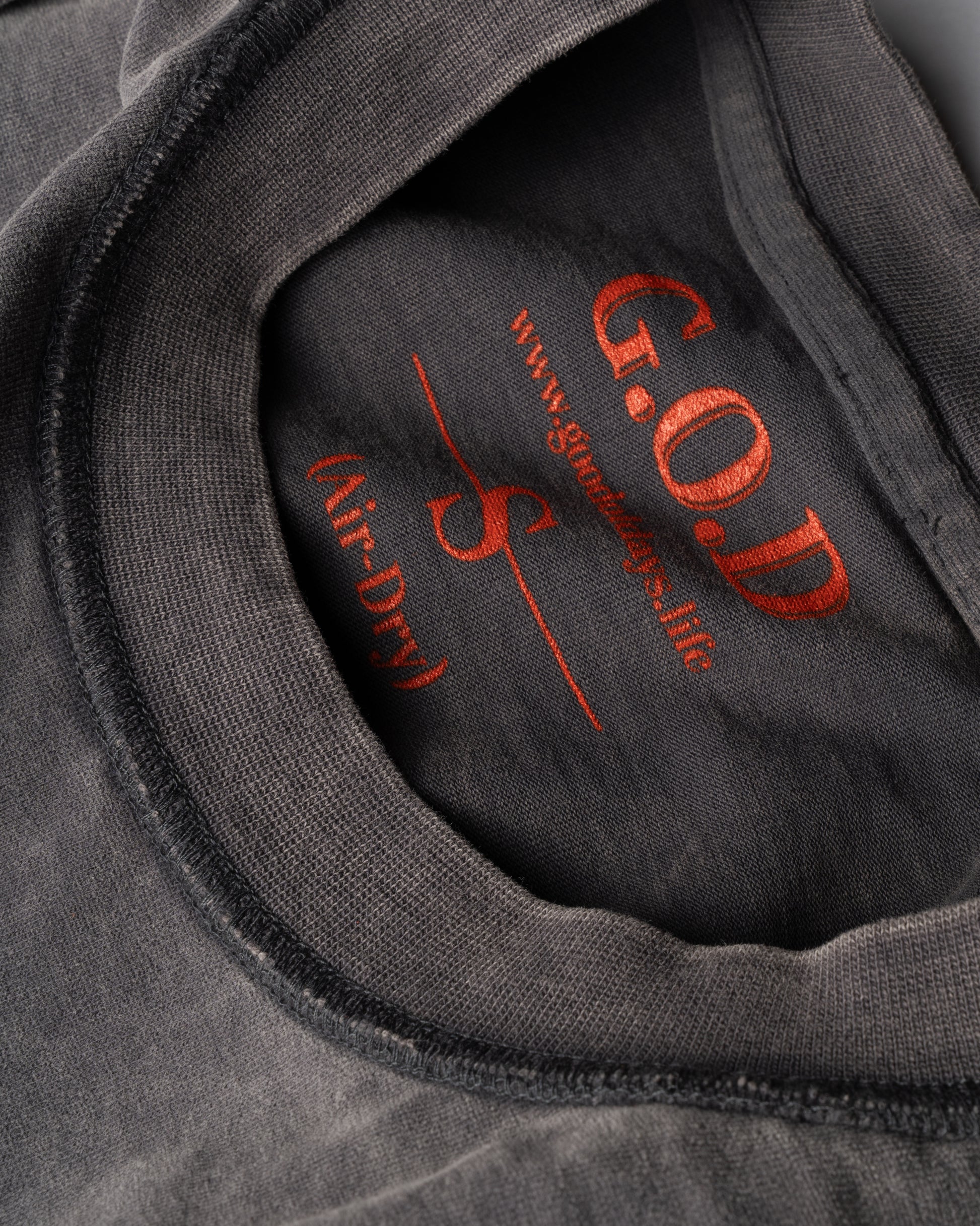 Grey G.O.D Peace Tee
