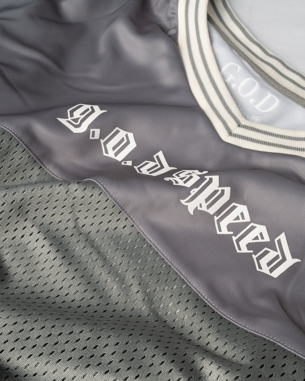 g.o.d speed Grey Hockey Jersey